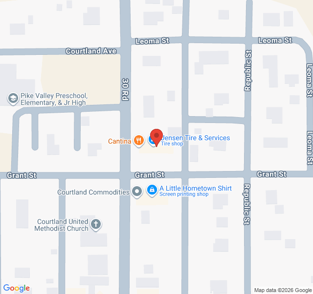 Zoomed Map View