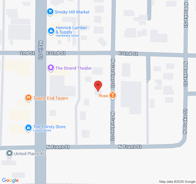 Zoomed Map View