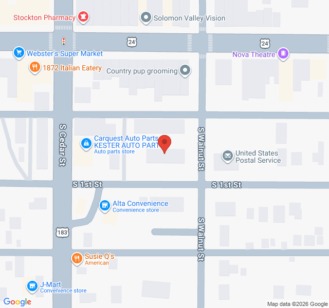 Zoomed Map View