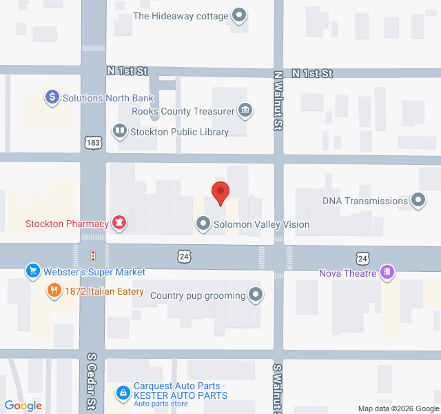 Zoomed Map View