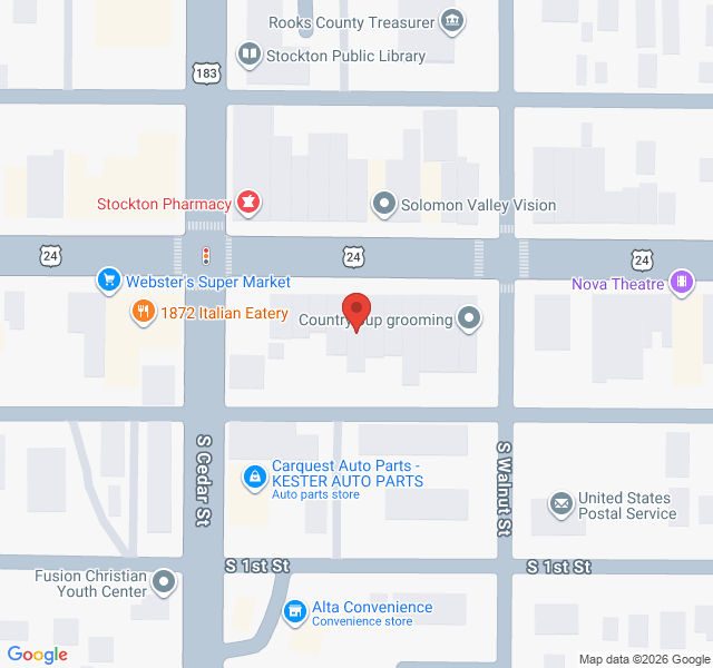 Zoomed Map View