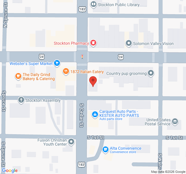 Zoomed Map View
