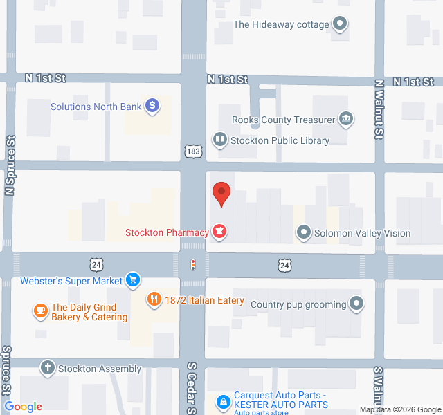 Zoomed Map View