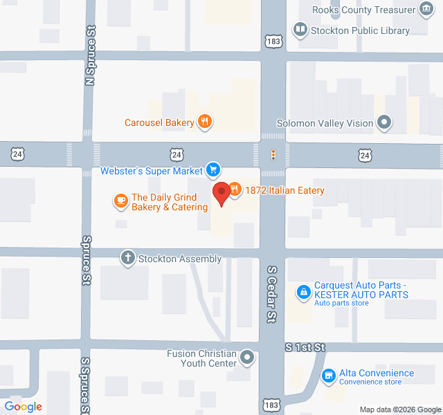 Zoomed Map View